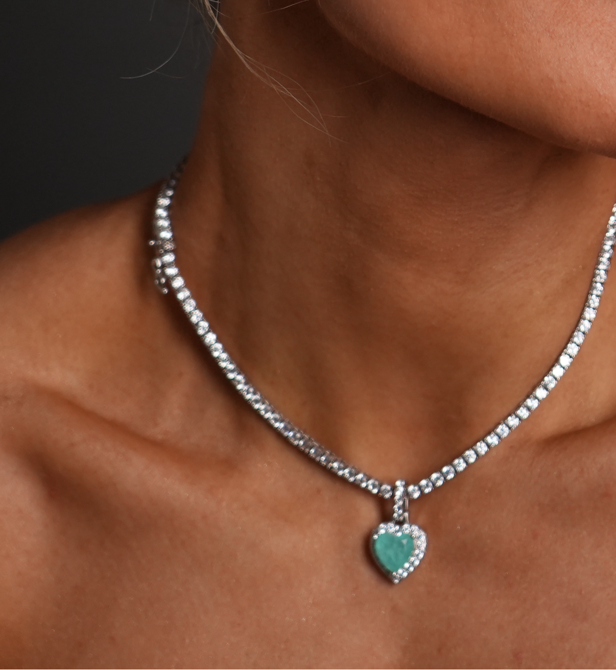Ascot Tennis Classic Necklace - Rubielle London
