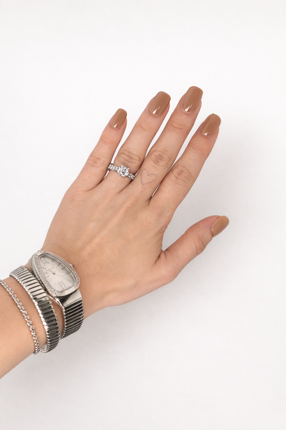 Belgravia Solitaire Ring - Rubielle London