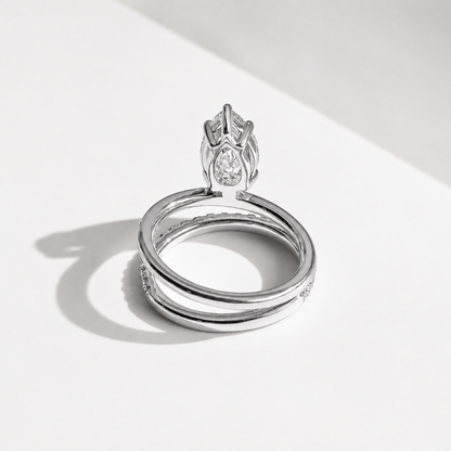 Ashbourne Moissanite Ring - Rubielle London