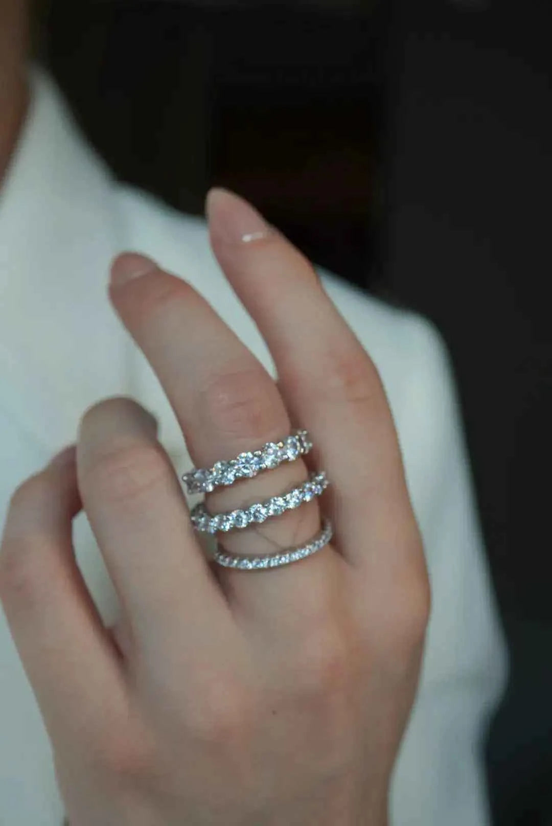 Anne Pavé Band 3mm