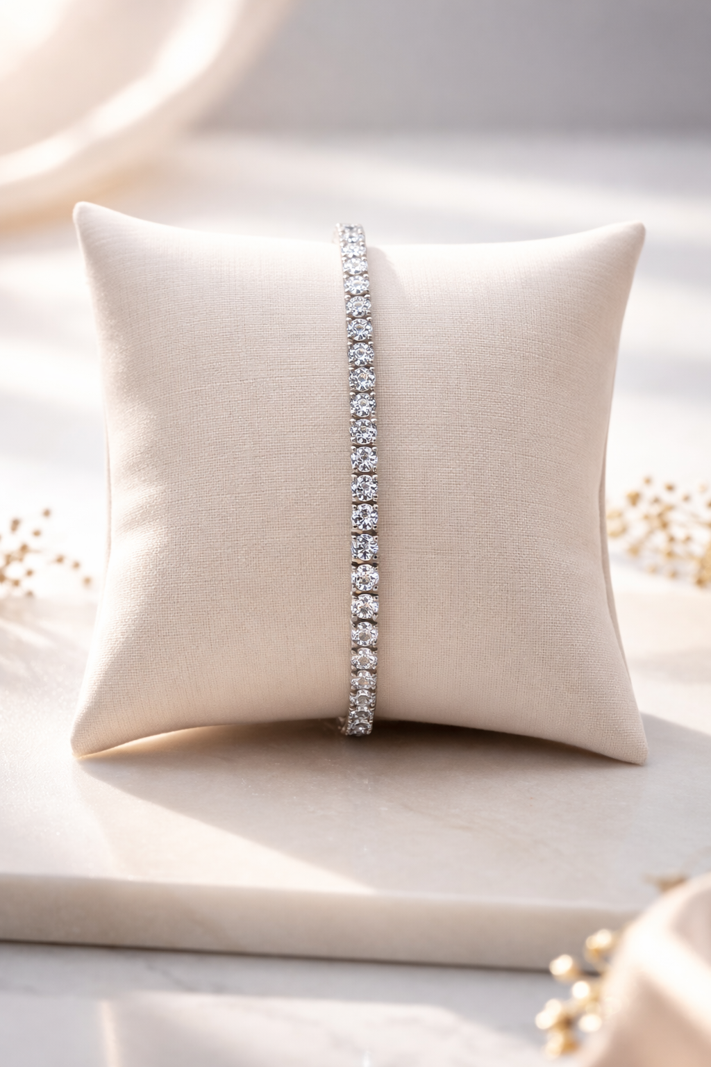 Ascot Classic Tennis Bracelet - Rubielle London