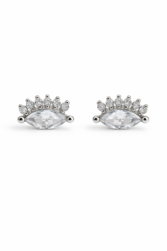 Kensington Eye Earrings – 18k Gold - Rubielle London