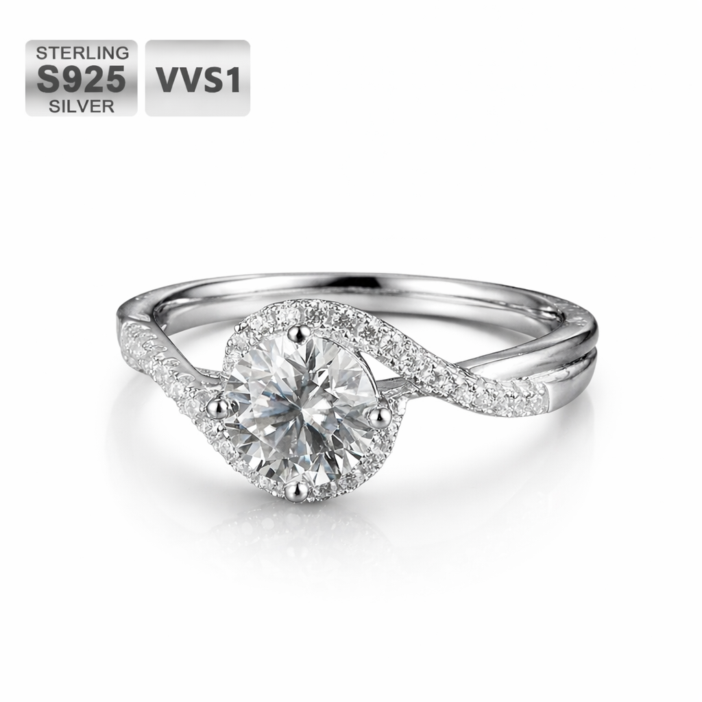 Diana Moissanite Ring - Rubielle London