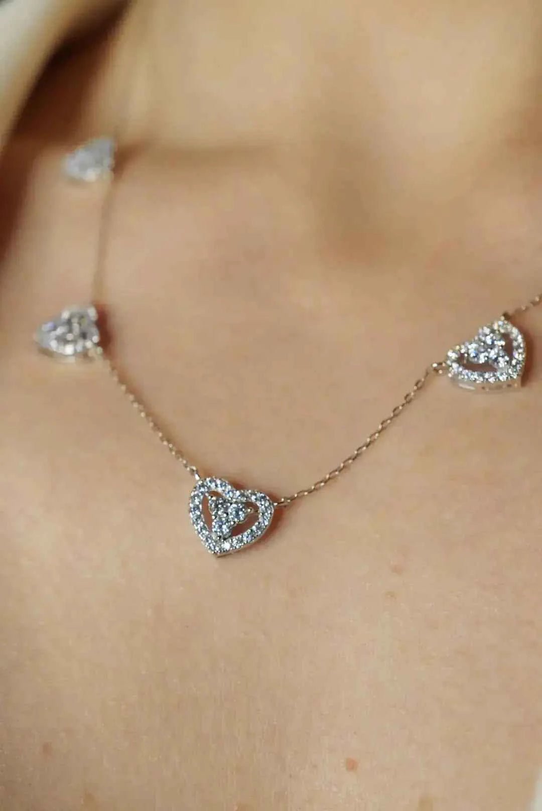 Windsor Five Hearts Necklace