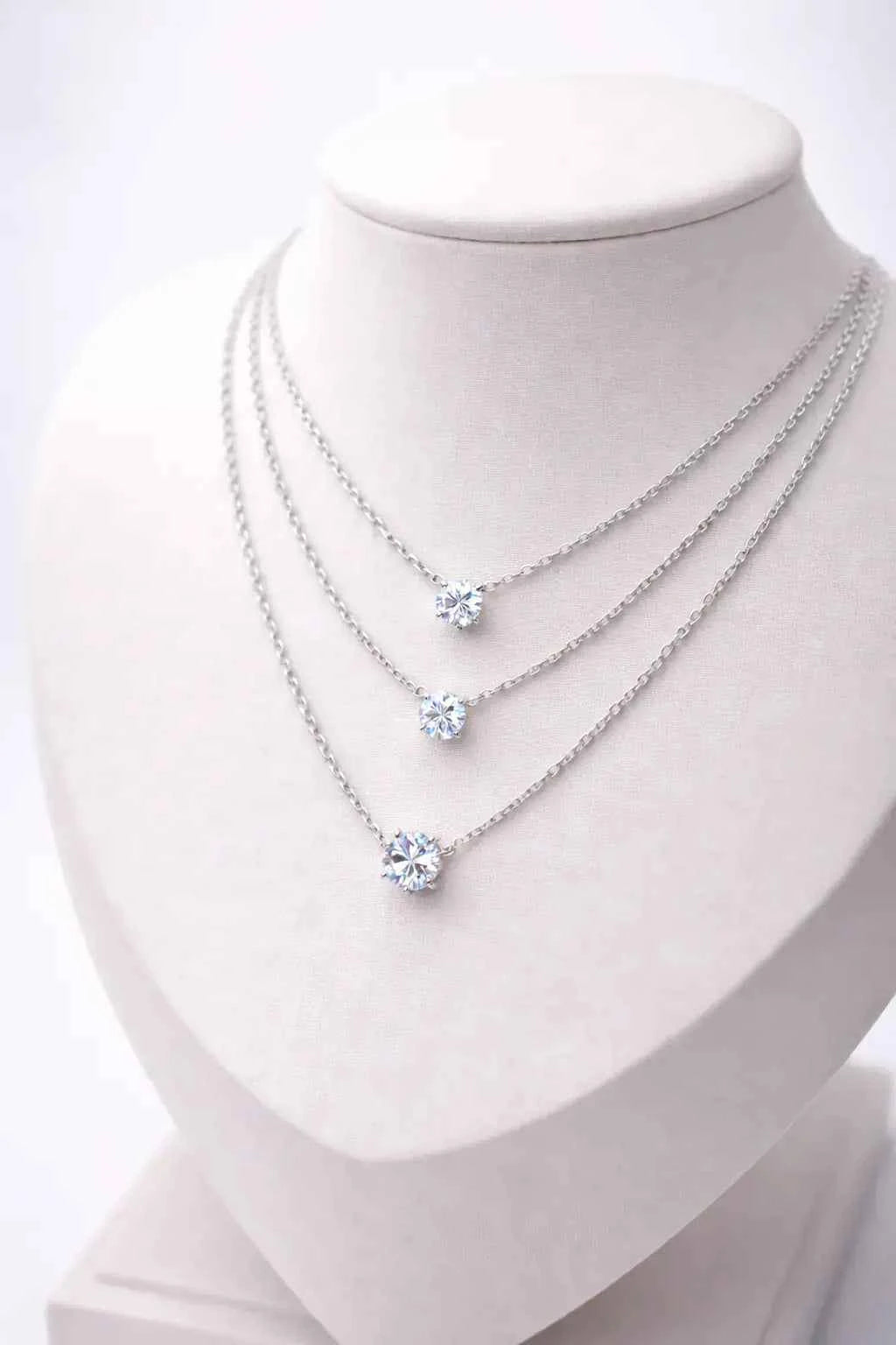 Majesty Moissanite Necklace 6.5mm