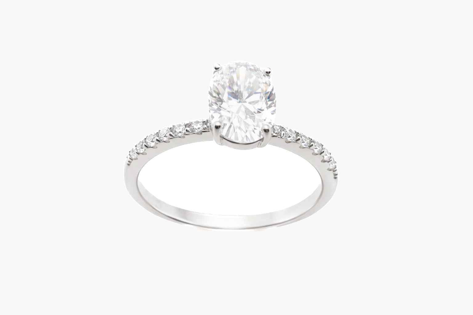 Regency Solitaire Oval Ring