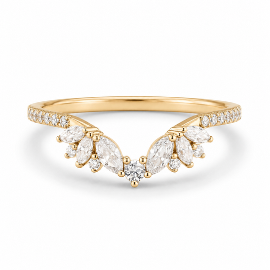Elowen Laurel Ring - Rubielle London