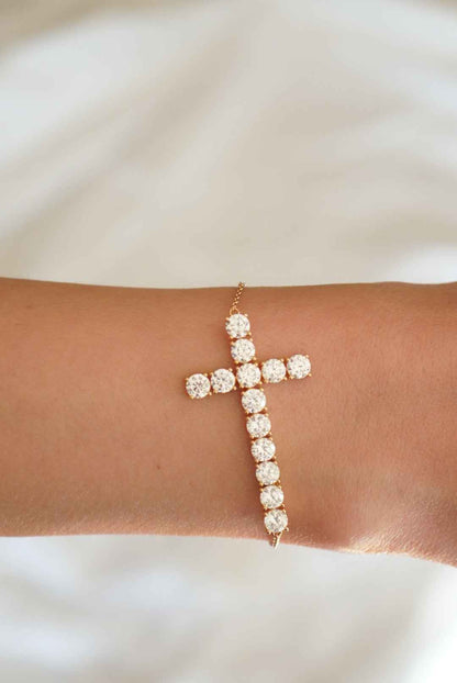 Windsor Cross Radiance Bracelet — 18k Gold