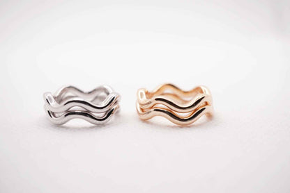 Gold Wave Ring