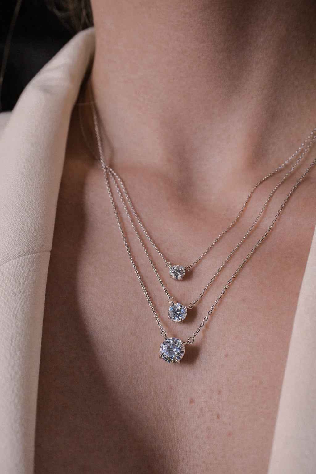 Majesty Moissanite Necklace 8mm