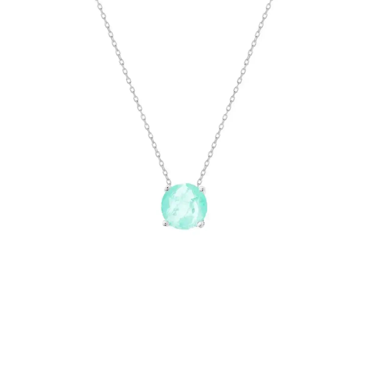 Chelsea Solitaire Colombian Emerald 8mm - Rubielle London
