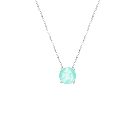 Chelsea Solitaire Colombian Emerald 8mm - Rubielle London