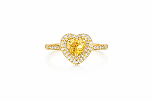 Richmond Ring – Citrine Edition | 18k Gold - Rubielle London