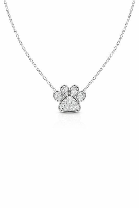 Windsor Paw Necklace - Rubielle London
