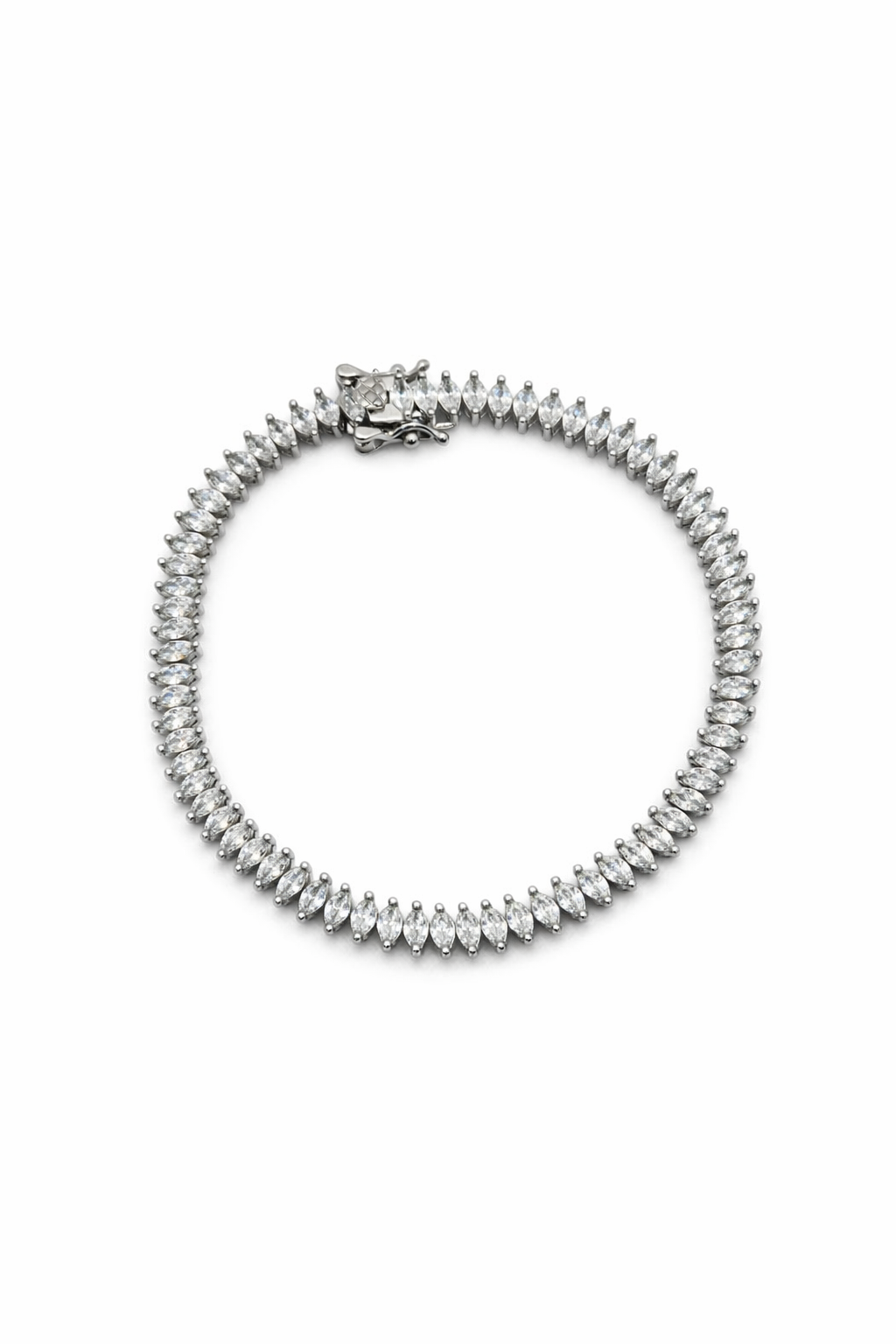 Ascot Marquise Tennis Bracelet - Rubielle London