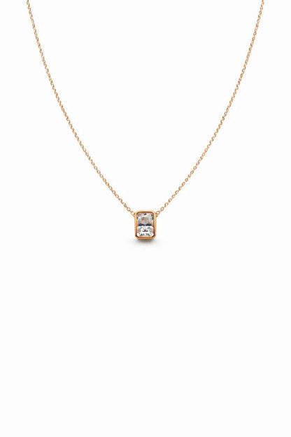 Regalia Moissanite Necklace — 18k Gold