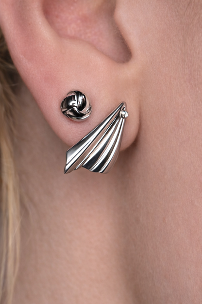 Sloane Sculpted Earrings - Rubielle London