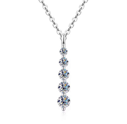 Bellemere Moissanite Necklace | 18k Gold