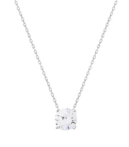 Chelsea Solitaire Necklace 5mm