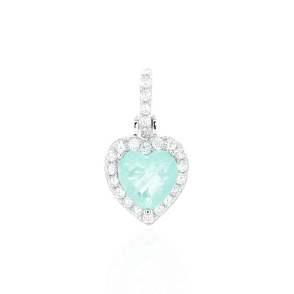 The Belgravia Colombian Emerald Heart Pendant | Lab Grown